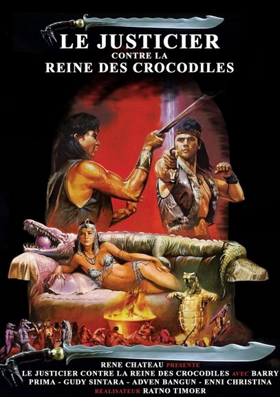 Le justicier contre la reine des crocodiles Le justicier contre la reine des crocodiles