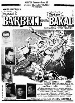 L&#039;affiche originale de « Captain Barbell kontra Captain Bakal » (1965)